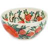 Polish Pottery Bowl 6&quot; Thornless Beauty UNIKAT
