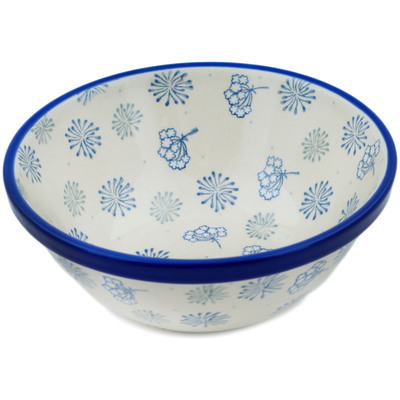 Polish Pottery Bowl 6&quot; What The Wind Brings