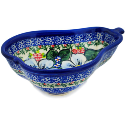Polish Pottery Bowl 7&quot; Floral Dream UNIKAT