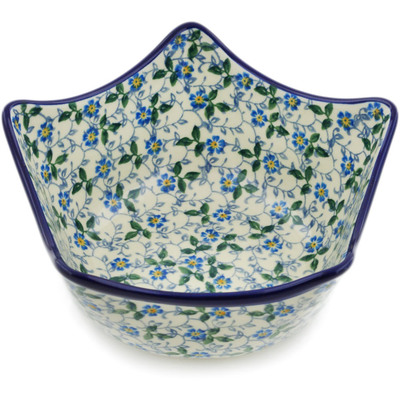 Polish Pottery Bowl 7&quot; Summer Wind