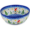 Polish Pottery Bowl 7&quot; Twinkle Twinkle Little Gnome
