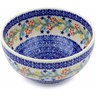 Polish Pottery Bowl 7&quot; Wreath Of Bealls