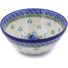 Polish Pottery Bowl 8&quot; Blue Dreams