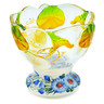 Glass Bowl with Pedestal 5&quot; Poppy Punches