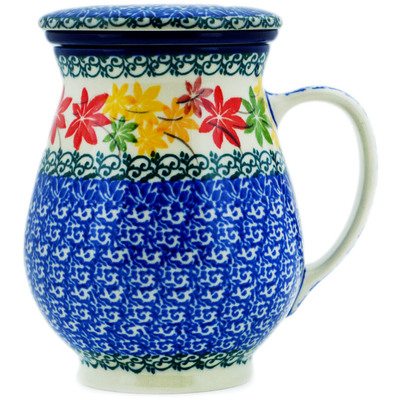 Polish Pottery Brewing Mug 16 oz Fall Vibes