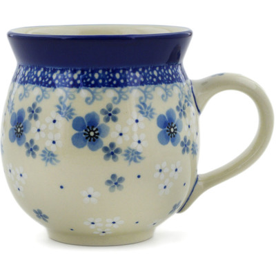 Polish Pottery Bubble Mug 12oz Falling Florals