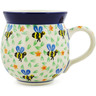 Polish Pottery Bubble Mug 12oz Honey Bee