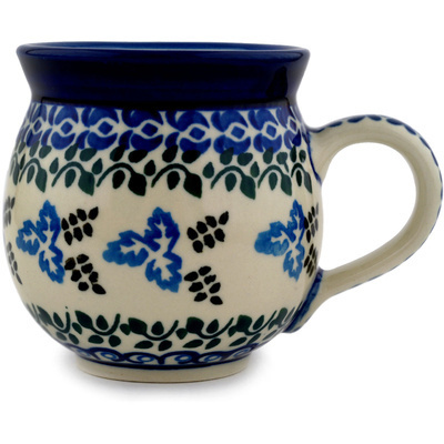 Polish Pottery Bubble Mug 12oz Tuscan Vines