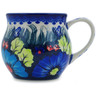 Polish Pottery Bubble Mug 13 oz Butterfly Splendor