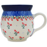 Polish Pottery Bubble Mug 16 oz Growing Through It