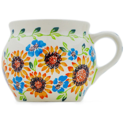 Polish Pottery Bubble Mug 16 oz