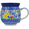 Polish Pottery Bubble Mug 16 oz Patio Views UNIKAT