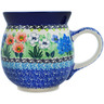 Polish Pottery Bubble Mug 16 oz Spring Joy UNIKAT
