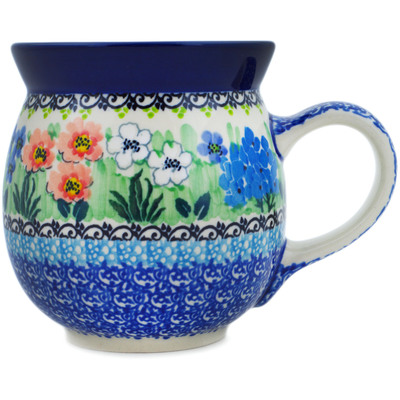 Polish Pottery Bubble Mug 16 oz Spring Joy UNIKAT