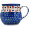 Polish Pottery Bubble Mug 21 oz Daisy Stitches