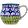 Polish Pottery Bubble Mug 8 oz Irish Spring