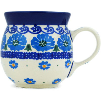 Polish Pottery Bubble Mug 8 oz Mama&#039;s Embroidery