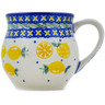 Polish Pottery Bubble Mug 8 oz When Life Gives You Lemons