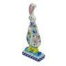 Polish Pottery Bunny Figurine 12&quot; Dawn Of Spring