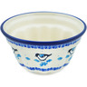 Polish Pottery Cake Mould 5&quot; Winter Sparrow