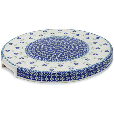 Polish Pottery Cake Stand 13&quot; Mariposa Lily