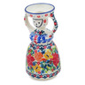 Polish Pottery Candle Holder 6&quot; Lovely Surprise UNIKAT