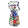 Polish Pottery Candle Holder 6&quot; Lovely Surprise UNIKAT