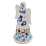 Polish Pottery Candle Holder 6&quot; Ring Around The Reindeer