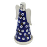 Polish Pottery Candle Holder 6&quot; Simple Daisy