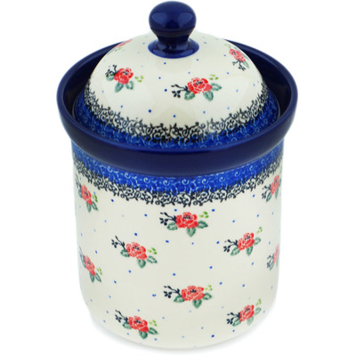 Polish Pottery Canister 8&quot; Pasadena Delight
