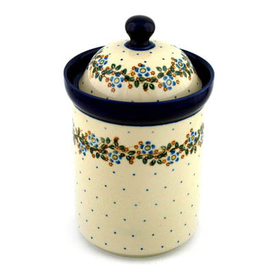 Polish Pottery Canister 9&quot;