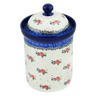 Polish Pottery Canister 9&quot; Pasadena Delight