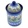Polish Pottery Canister 9&quot; Spring Sights UNIKAT