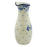 Polish Pottery Carafe 5 Cup Blue Spring