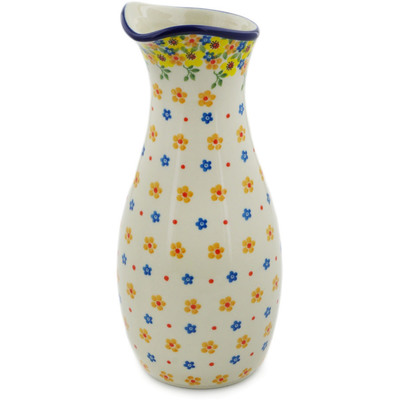 Polish Pottery Carafe 5 Cup Country Spring