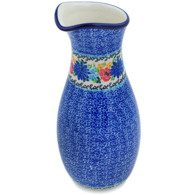 Polish Pottery Carafe 5 Cup Floweret