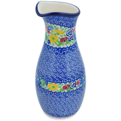 Polish Pottery Carafe 5 Cup Patio Views UNIKAT