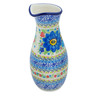 Polish Pottery Carafe 5 Cup Springtime Flowers Bouquet UNIKAT