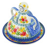 Polish Pottery Cheese Lady 8&quot; Fall Vibes