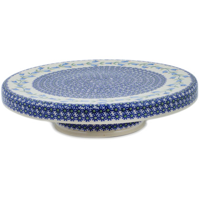 Polish Pottery Chip and Dip and Cake Stand Combo Sweet Dreams