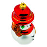 Glass Christmas Ball Ornament 5&quot; Red