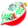 Glass Christmas Ball Ornament 6&quot; Red Spring