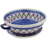 Polish Pottery Colander with Plate 11&quot; Rings Of Happiness