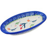 Polish Pottery Condiment Dish 6&quot; Tulip Meadow