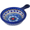Polish Pottery Condiment Dish 7&quot; Blue Heaven UNIKAT