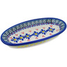 Polish Pottery Condiment Dish 7&quot; Irish Spring