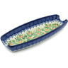 Polish Pottery Corn Tray 9&quot; Elegant Garland