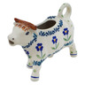 Polish Pottery Cow Shaped Creamer 4 oz Mariposa Lily