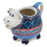 Polish Pottery Cow Shaped Creamer 6 oz Mesa UNIKAT