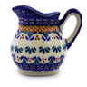 Polish Pottery Creamer 4 oz Blue Cress